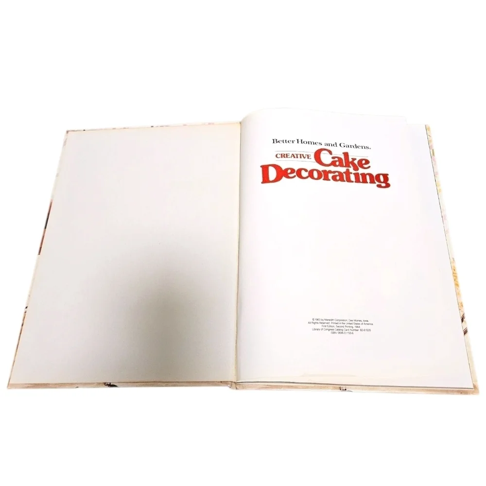 Better Homes and Gardens Creative Cake Decorating Cookbook Hardcover 1983 Vtg
